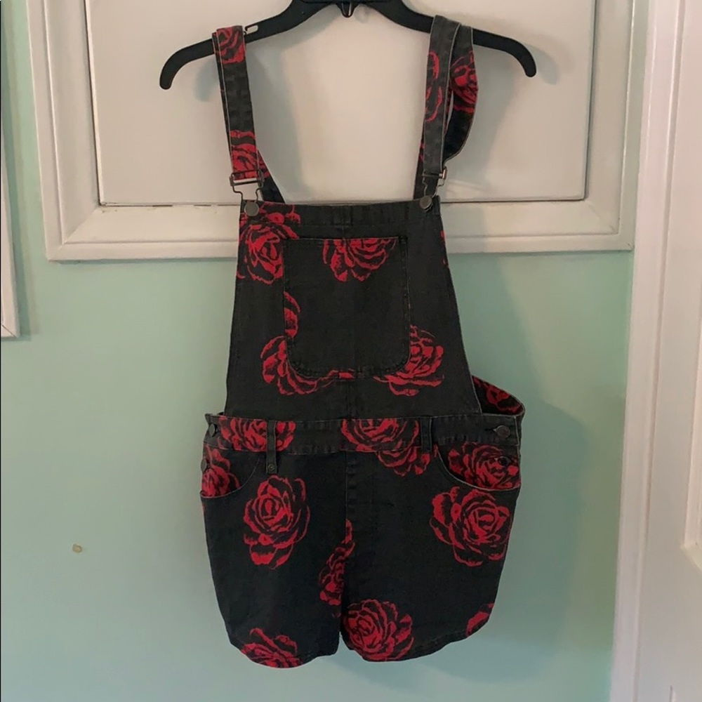Jean overall romper